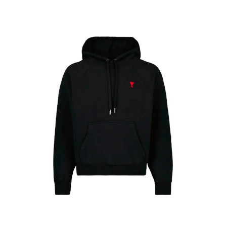 Hoodie Ami Paris de Cœur Noir - 1