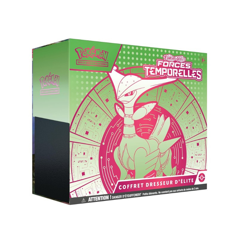 Pokemon Display Coffret Dresseur d’Élite Écarlate et Violet Forces Temporelles Vert-de-Fer (Version Française) - 1