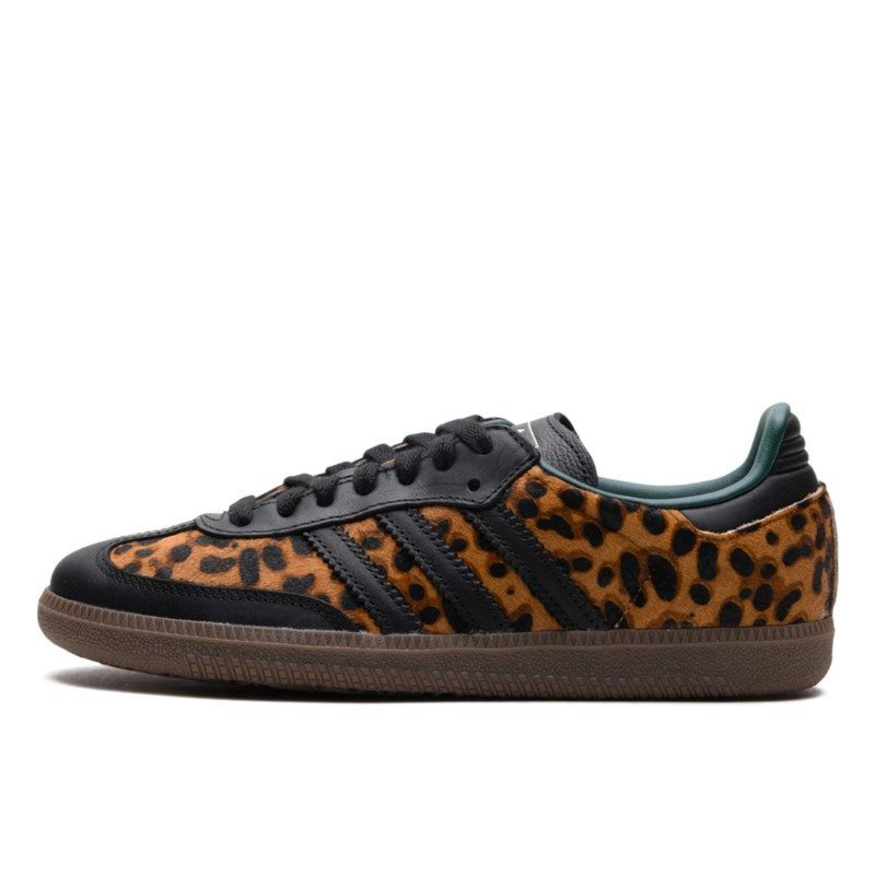 Adidas Samba OG Black Green Leopard - 1