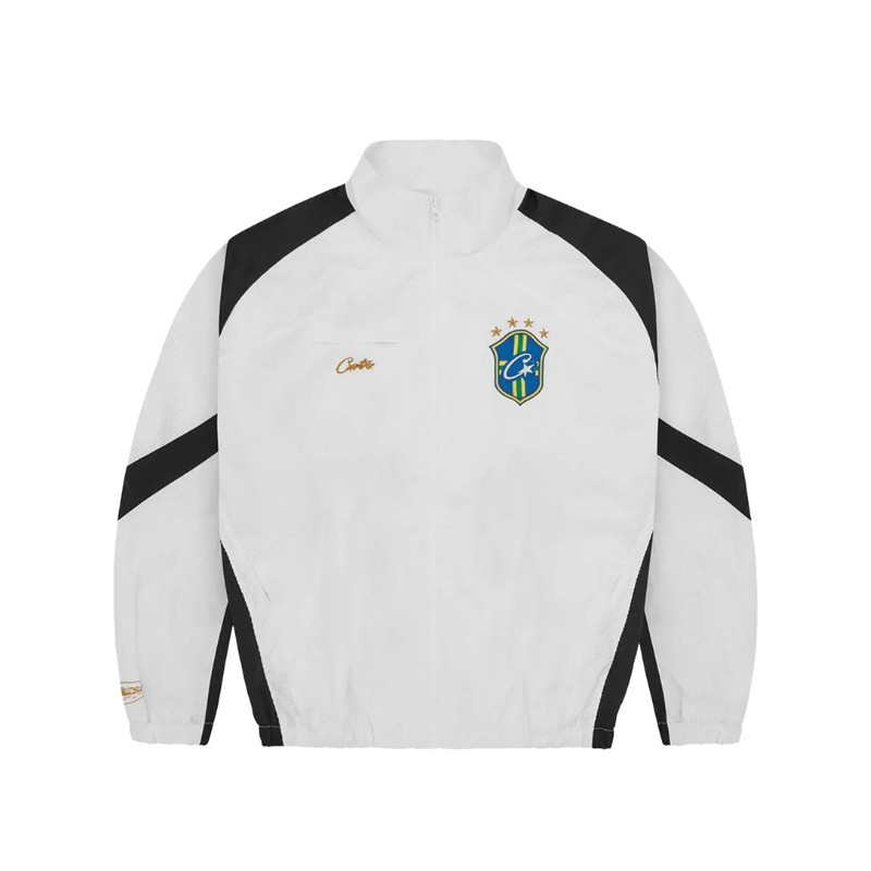 Corteiz Olympic Shuku Brasil Jacket White/Black - 1