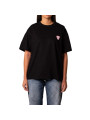 T-shirt Attention Peinture Fraîche Black Pink - 3