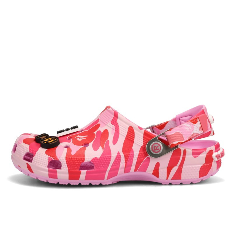 Crocs Classic Clog A Bathing Ape ABC Camo Pink - 1