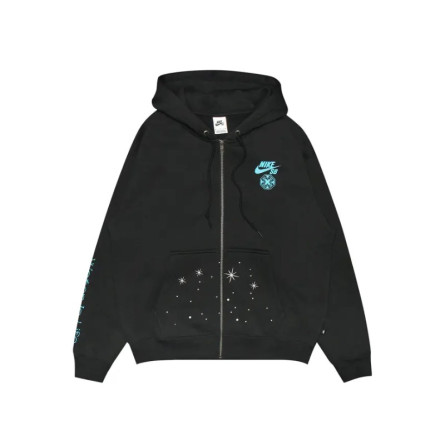 Zip Up Hooded Sweatshirt Nike SB x Di’Orr Greenwood L/S Max90 Black - 1