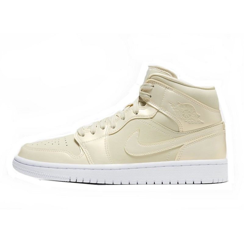 Air Jordan 1 Mid Fossil Lemon Yellow--CK6587-200-Limited Resell 