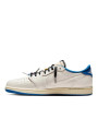 Air Jordan 1 Retro Low OG SP Fragment x Travis Scott Sail Military Blue - 2