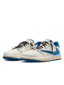Air Jordan 1 Retro Low OG SP Fragment x Travis Scott Sail Military Blue - 3