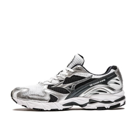 Mizuno Wave Rider 10 White Silver Black - 2