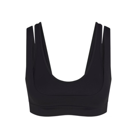 Nike x SKIMS Women's Matte Double Strap Scoop Bra Obsidian - 2