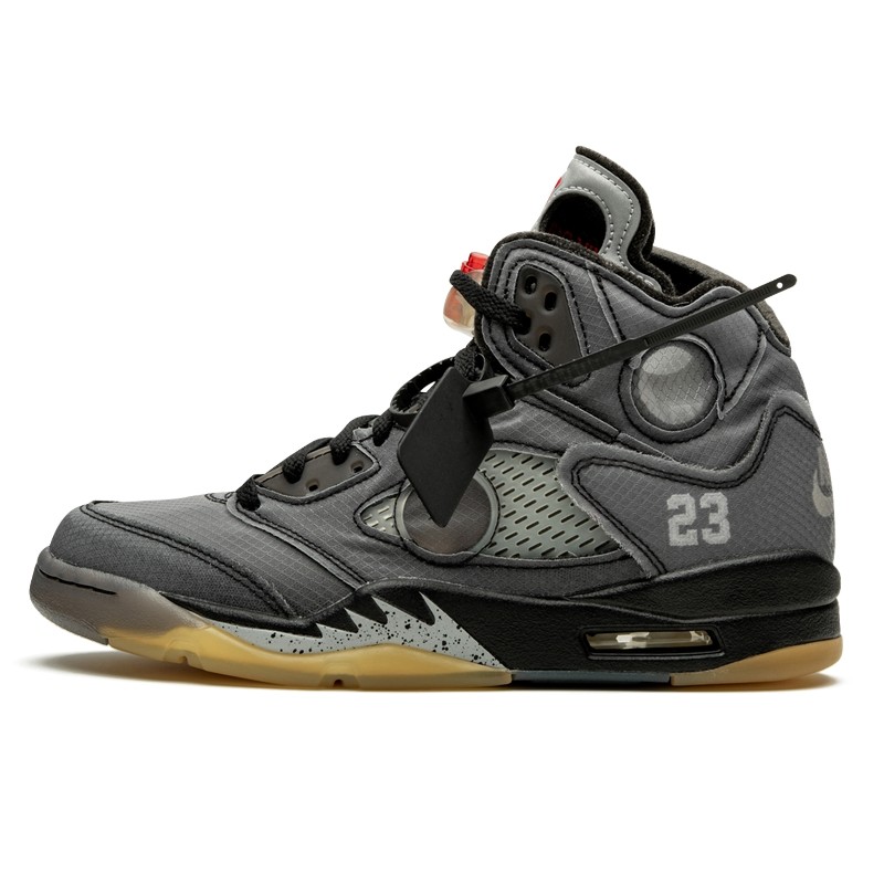 Off-White Air Jordan 5 Retro Black--CT8480-001-Limited Resell 