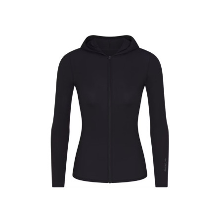 Nike x SKIMS Women's Weightless Layers Zip Up Hoodie Obsidian - 1