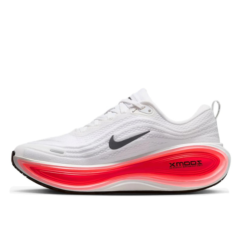 Nike Vomero Plus White Black Bright Crimson - 1