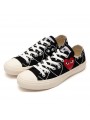 Converse Comme des Garçons Heart Print Black Ox--168307C-Limited Resell 