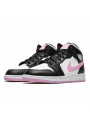 Air Jordan 1 Mid White Black Light Arctic Pink - 2
