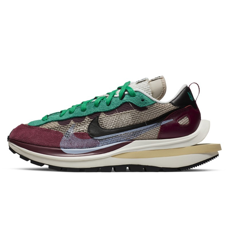 Nike Sacai Vaporwaffle Villain Red Neptune Green--DD3035-200-Limited Resell 