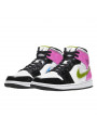 Air Jordan 1 Mid White Black Cyber Pink--CZ9835-100-Limited Resell 
