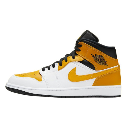 Air Jordan 1 Mid University Gold--554725-170-Limited Resell 