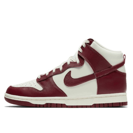 Nike Dunk High Sail Team Red--0000000816-Limited Resell 