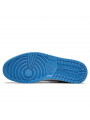 Air Jordan 1 Retro High White University Blue Black--555088-134-Limited Resell 