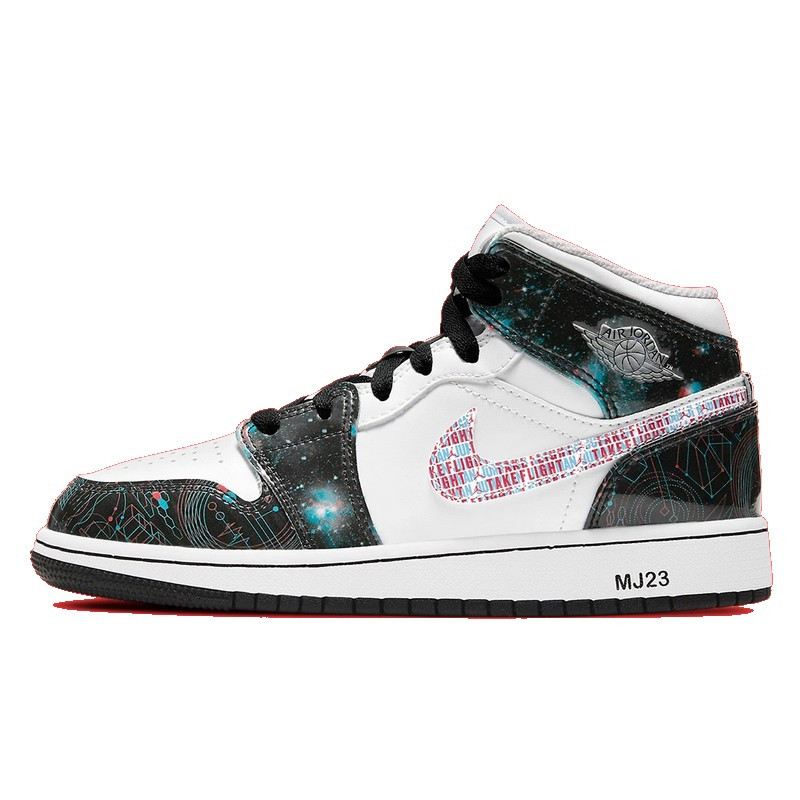 Air Jordan 1 Mid University Take Flight--BQ6931-114-Limited Resell 