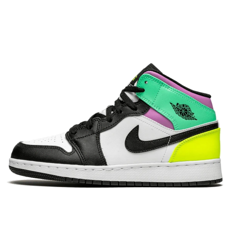 Air Jordan 1 Mid Pastel Black Toe - 1