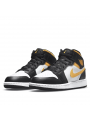 Air Jordan 1 Mid White Pollen Black - 2