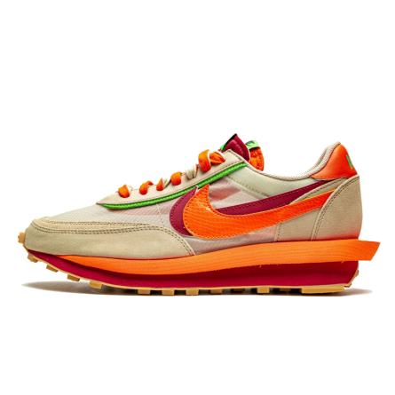 Nike LD Waffle Sacai Clot Net Orange Blaze - 1