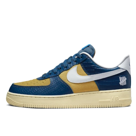 Nike Air Force 1 Low SP Undefeated 5 On It Blue Yellow Croc - 1