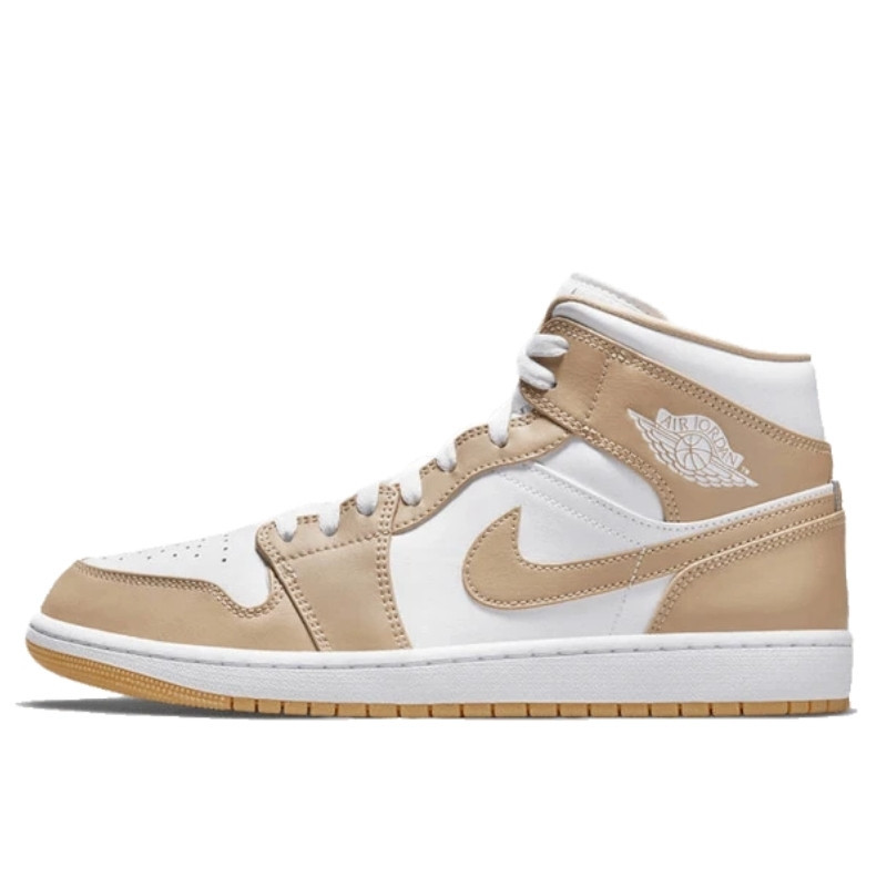 Air Jordan 1 Mid Tan Gum - 1