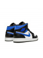 Air Jordan 1 Mid White Black Royal - 3