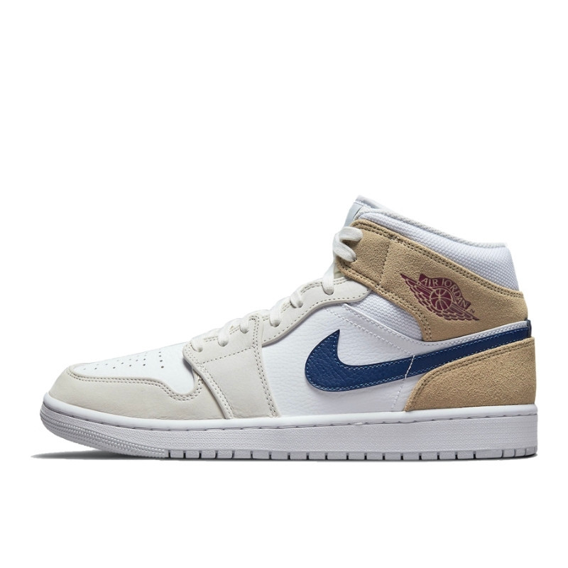 Air Jordan 1 Mid Tan Suede - 1
