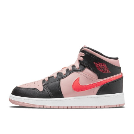 Air Jordan 1 Mid Pink Crimson - 1