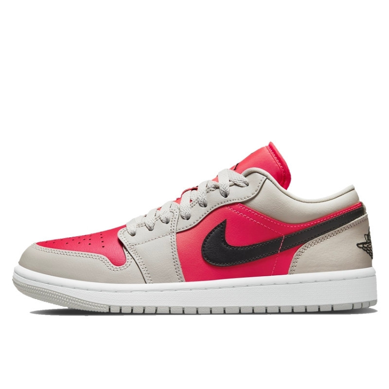 Air Jordan 1 Retro Low Light Iron Ore Siren Red - 1