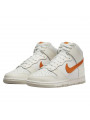Nike Dunk High White Orange - 2