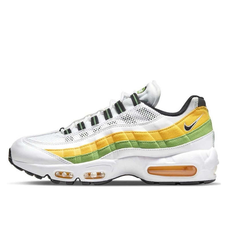 Air Max 95 Essential White Green Apple Tour Yellow - 1