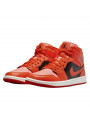Air Jordan 1 Mid Orange Black - 2