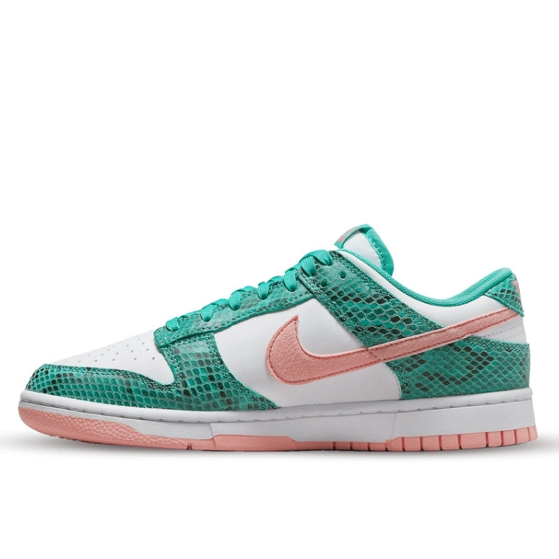 Nike Dunk Low Washed Teal Snakeskin - 1