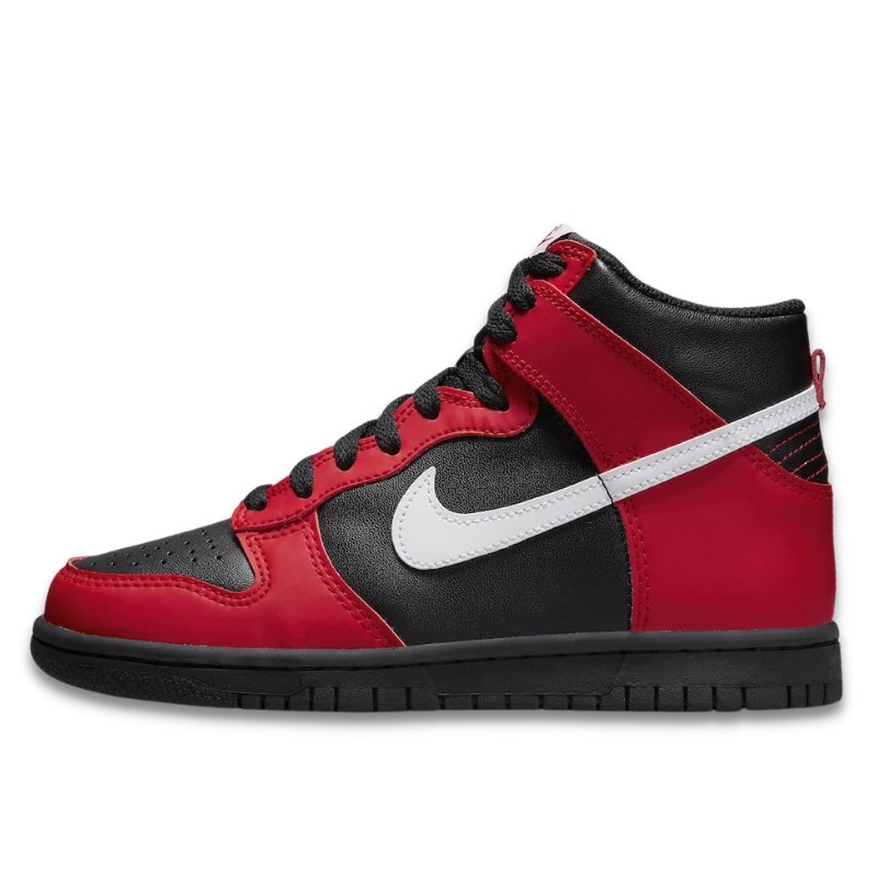 Nike Dunk High Black Red - 1