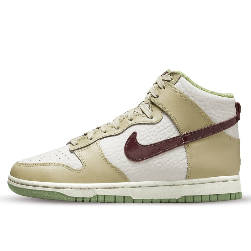 Nike Dunk High White Tan - 1