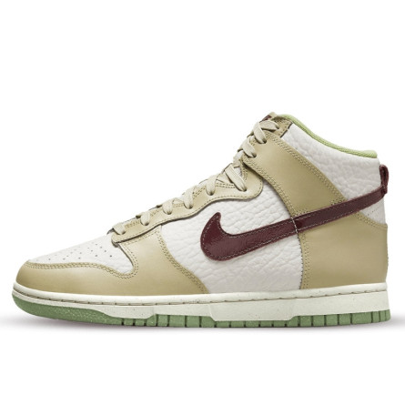 Nike Dunk High White Tan - 1