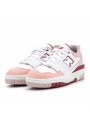 New Balance 550 White Scarlet Pink - 2