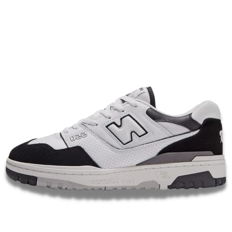 New Balance 550 White Black Rain Cloud - 1