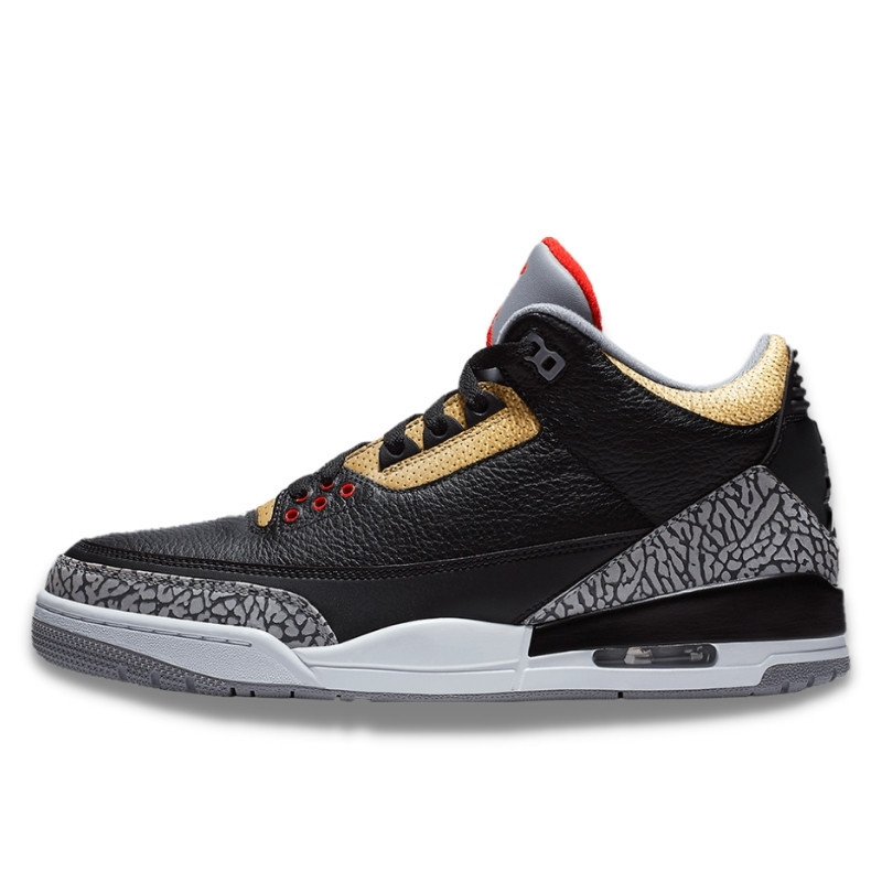 Air Jordan 3 Retro Black Cement Gold - 1