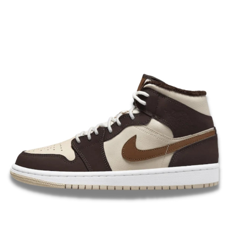 Air Jordan 1 Mid Brown Basalt - 1