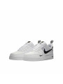 Nike Air Force 1 Low Utility Bianco Nero Bambino e Bambina - 2