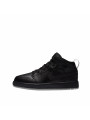 Air Jordan 1 Mid Triple Black Tumbled Leather Dzieci i niemowlęta - 1