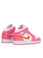 Air Jordan 1 Mid Pinksicle Safety Orange - 3