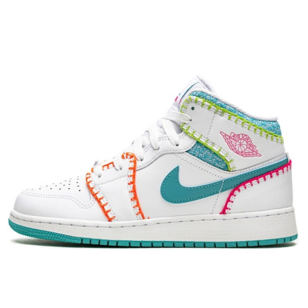 Air Jordan 1 Mid Multi Knit - 1