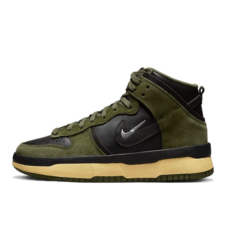 Nike Dunk High Up Medium Olive - 1