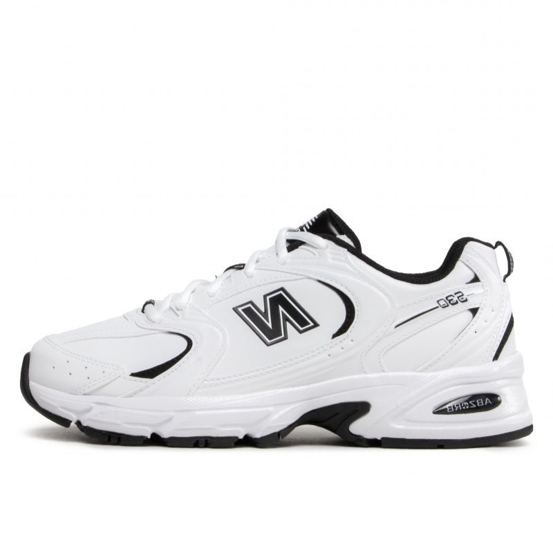 New Balance 530 White Black Leather - 1