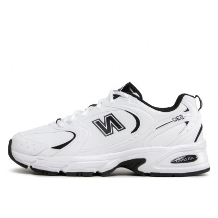 New Balance 530 White Black Leather - 1